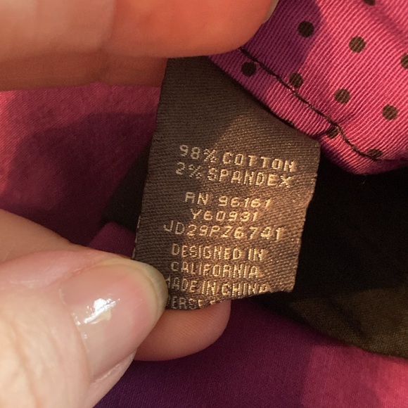 Women’s Be Bop purple black polka dot cuffed hem shorts size 5 - NWT - Picture 8 of 9